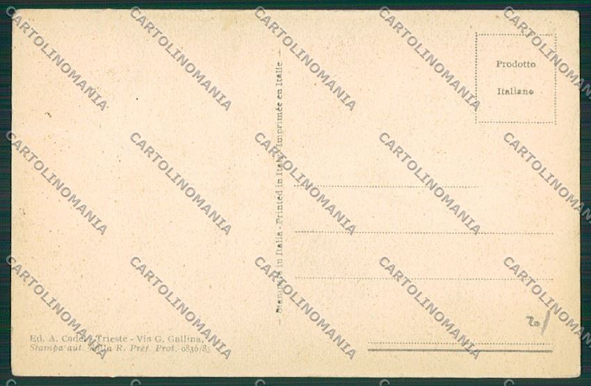 Trieste Città cartolina ZC0837 – retro