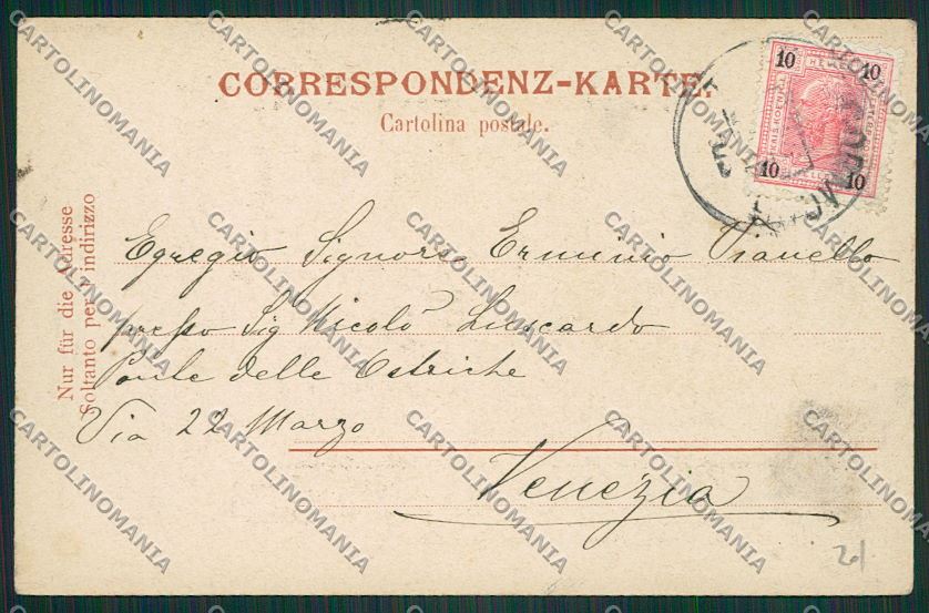 Trieste Città Palazzo della Posta cartolina ZC0846 – retro
