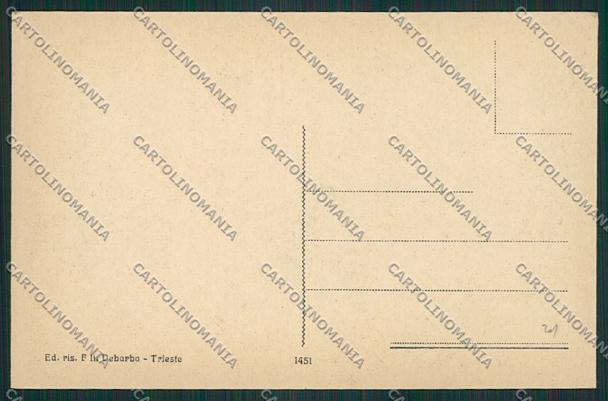 Trieste Muggia cartolina ZC0865 – retro
