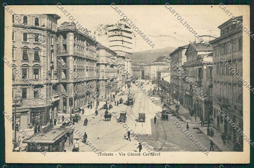 Trieste Città Tram cartolina ZC0872 – fronte