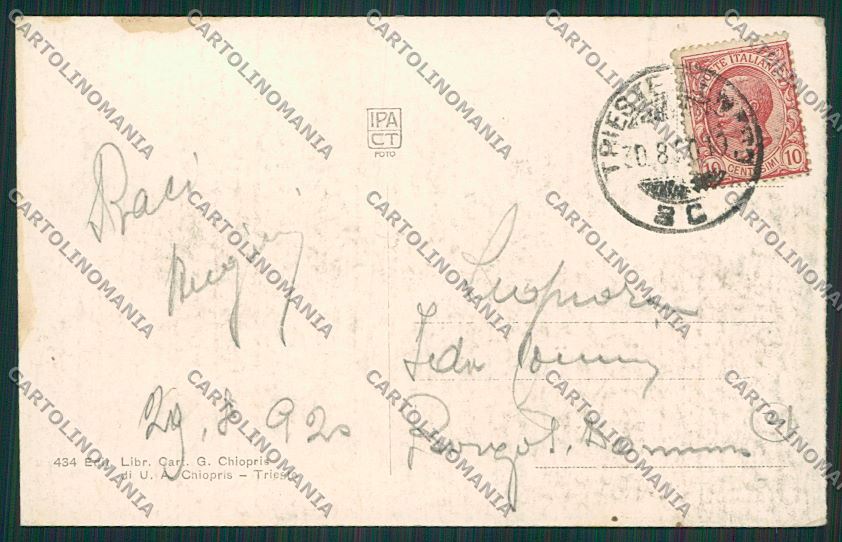 Trieste Città cartolina ZC0892 – retro