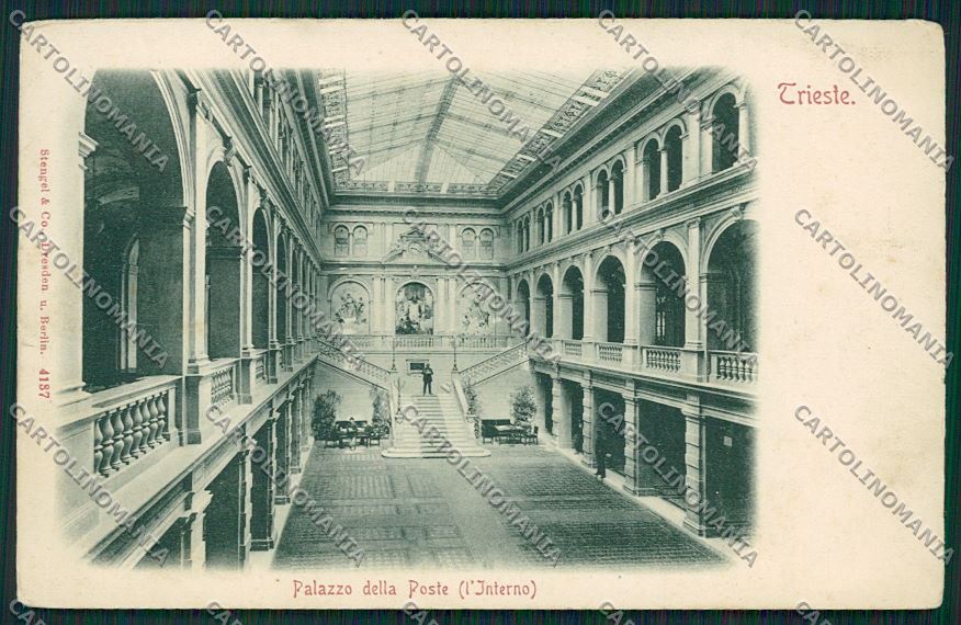 Trieste Città Palazzo della Posta cartolina ZC0899 – fronte