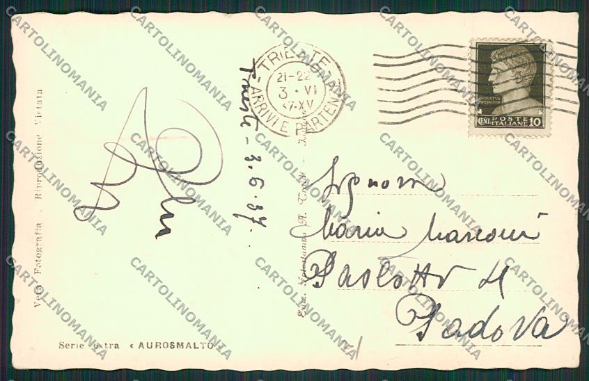 Trieste Città Foto cartolina ZC0913 – retro