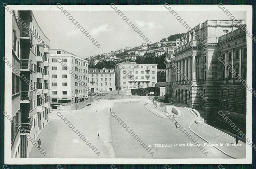 Trieste Città Palazzo di Giustizia Foto cartolina ZC0915 – fronte