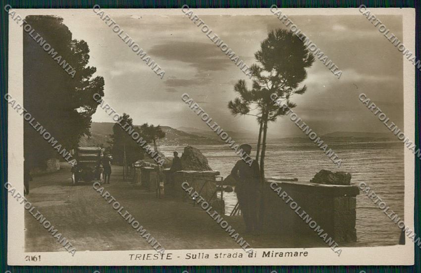 Trieste Città Chiaro di Luna Foto cartolina ZC0931 – fronte
