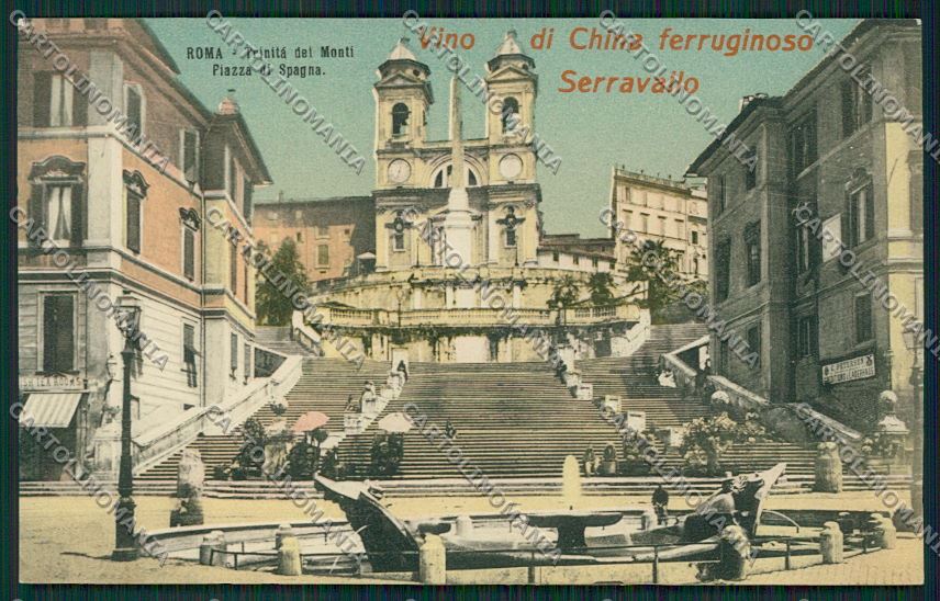 Trieste Vino China Ferruginoso Serravallo Pubblicitaria Roma cartolina ZC0933 – fronte