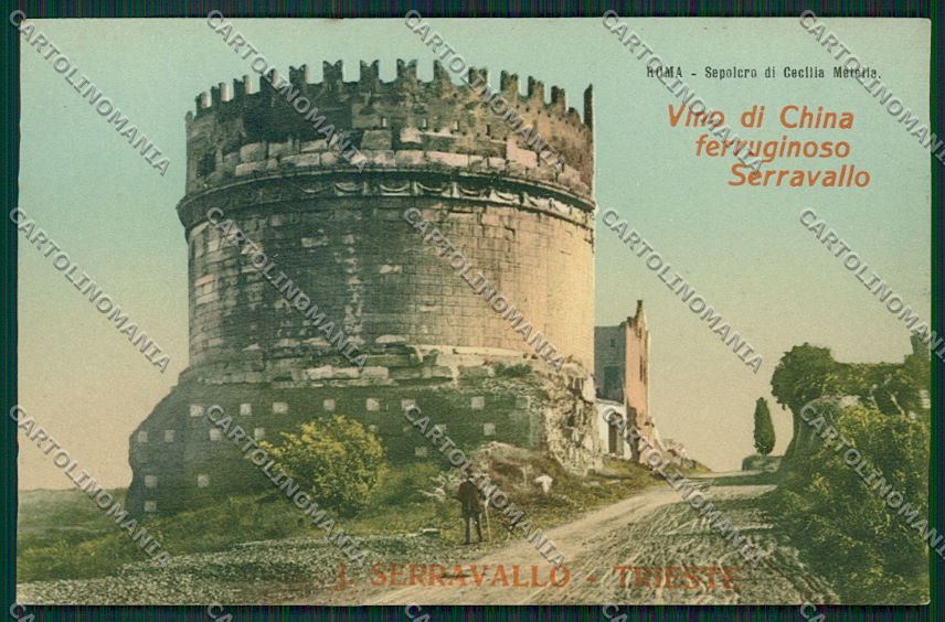 Trieste Vino China Ferruginoso Serravallo Pubblicitaria Roma cartolina ZC0939 – fronte