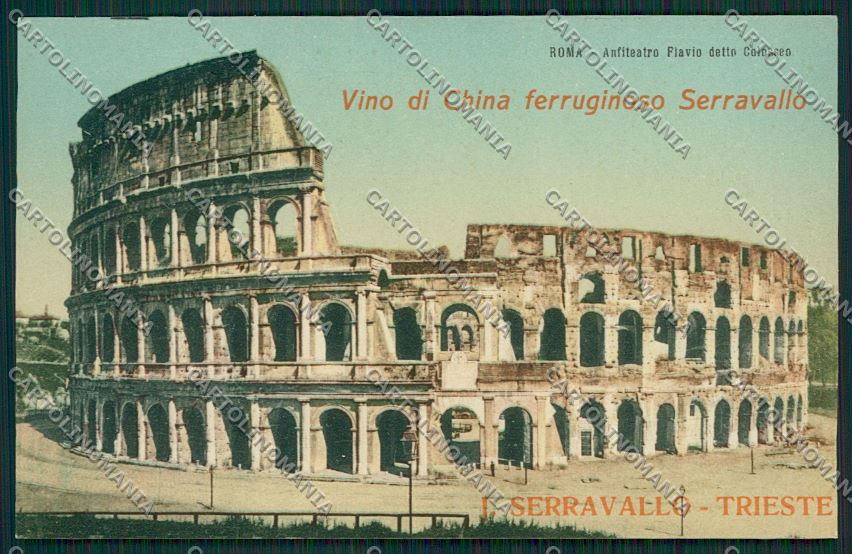 Trieste Vino China Ferruginoso Serravallo Pubblicitaria Roma cartolina ZC0943 – fronte
