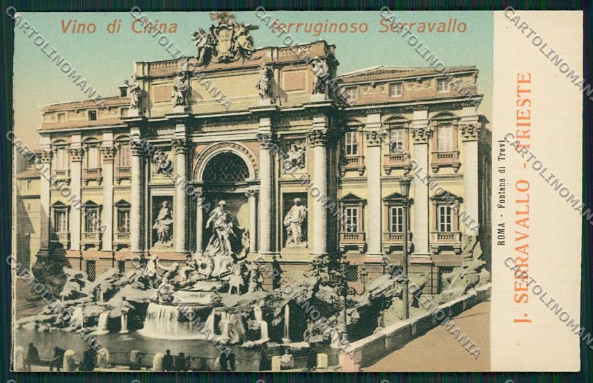 Trieste Vino China Ferruginoso Serravallo Pubblicitaria Roma cartolina ZC0948 – fronte