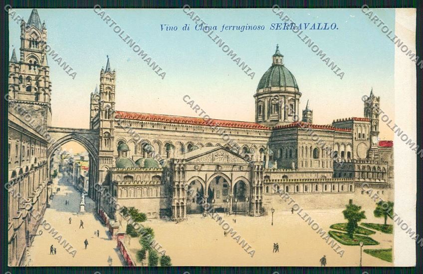 Trieste Vino China Ferruginoso Serravallo Pubblicitaria Palermo cartolina ZC0953 – fronte