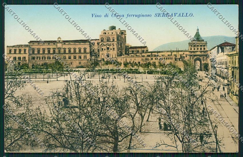 Trieste Vino China Ferruginoso Serravallo Pubblicitaria Palermo cartolina ZC0959 – fronte