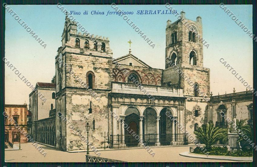Trieste Vino China Ferruginoso Serravallo Pubblicitaria Palermo cartolina ZC0962 – fronte