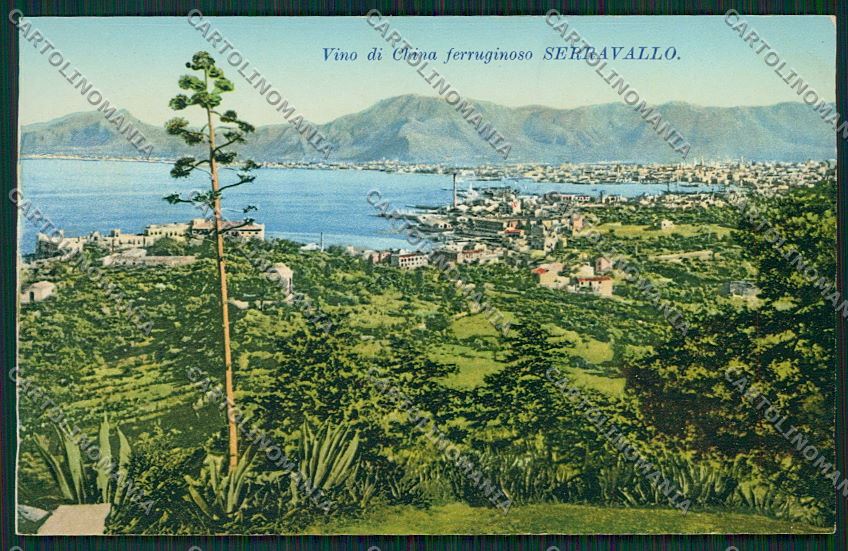 Trieste Vino China Ferruginoso Serravallo Pubblicitaria Palermo cartolina ZC0966 – fronte