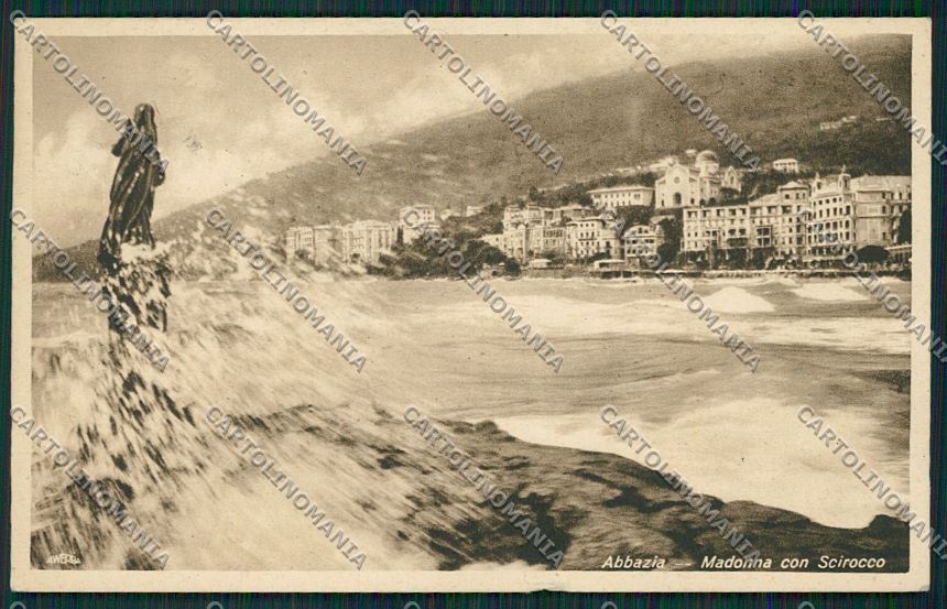 Croazia Abbazia Madonna del Mare STRAPPINO cartolina ZC0982 – fronte