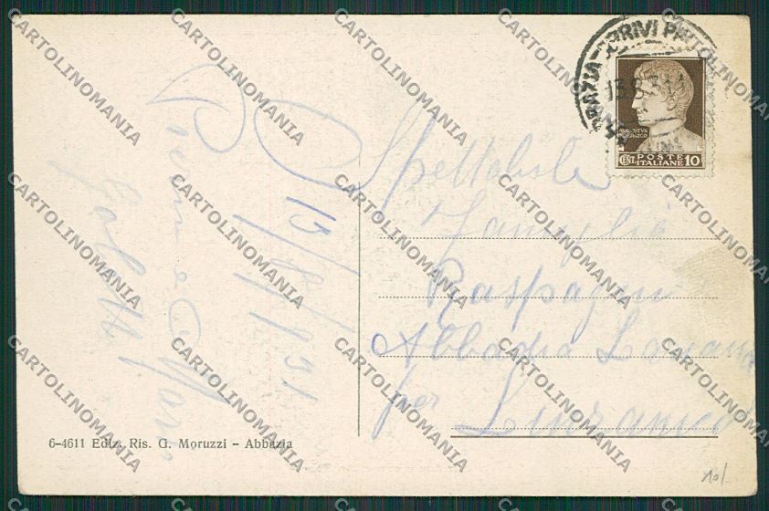 Croazia Abbazia cartolina ZC0986 – retro