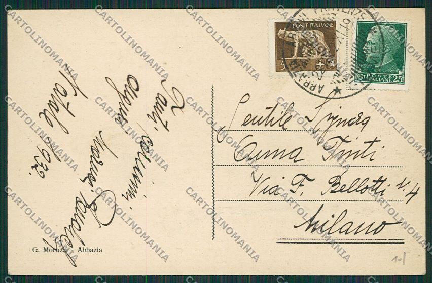 Croazia Abbazia cartolina ZC0987 – retro