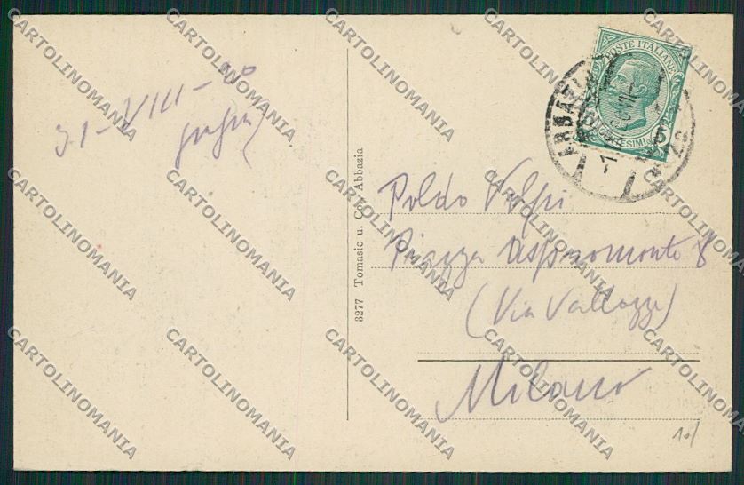 Croazia Abbazia cartolina ZC1009 – retro