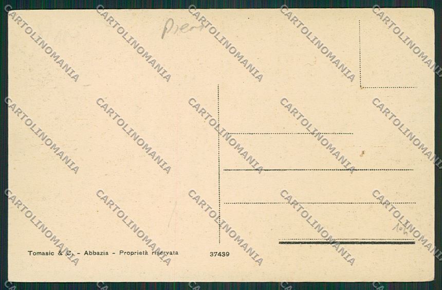 Croazia Abbazia cartolina ZC1013 – retro