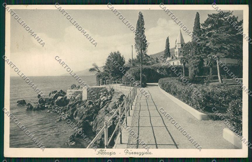 Croazia Abbazia cartolina ZC1021 – fronte