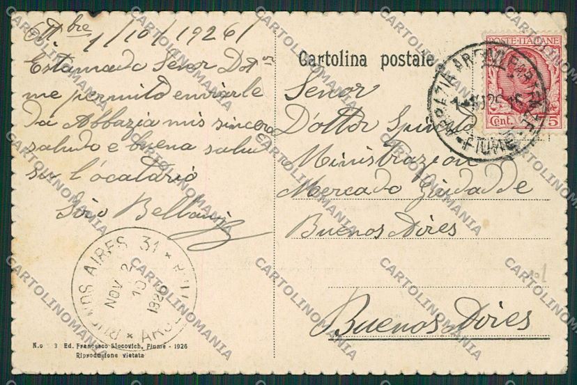 Croazia Abbazia cartolina ZC1038 – retro