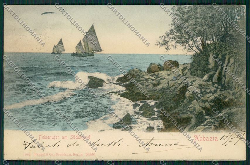 Croazia Abbazia cartolina ZC1071 – fronte