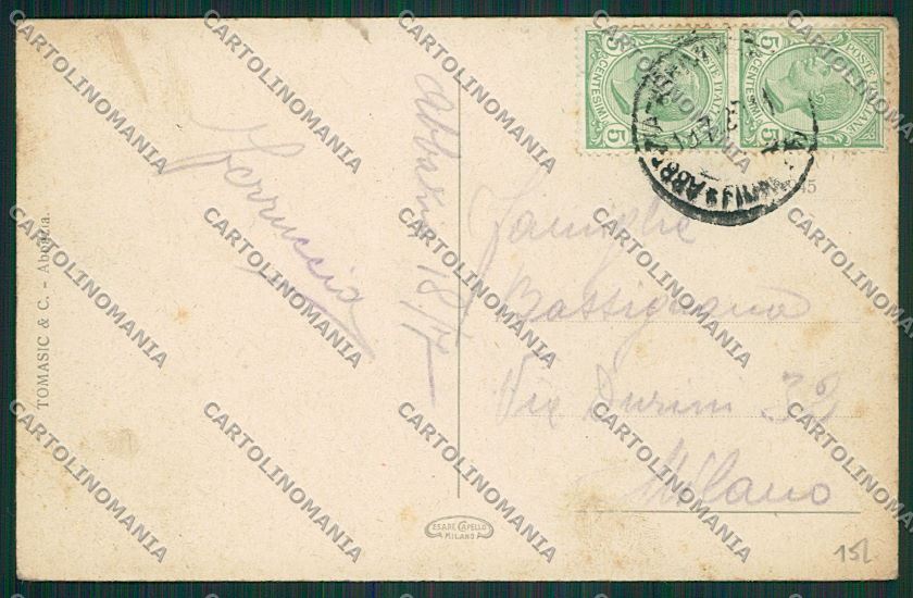 Croazia Abbazia cartolina ZC1074 – retro
