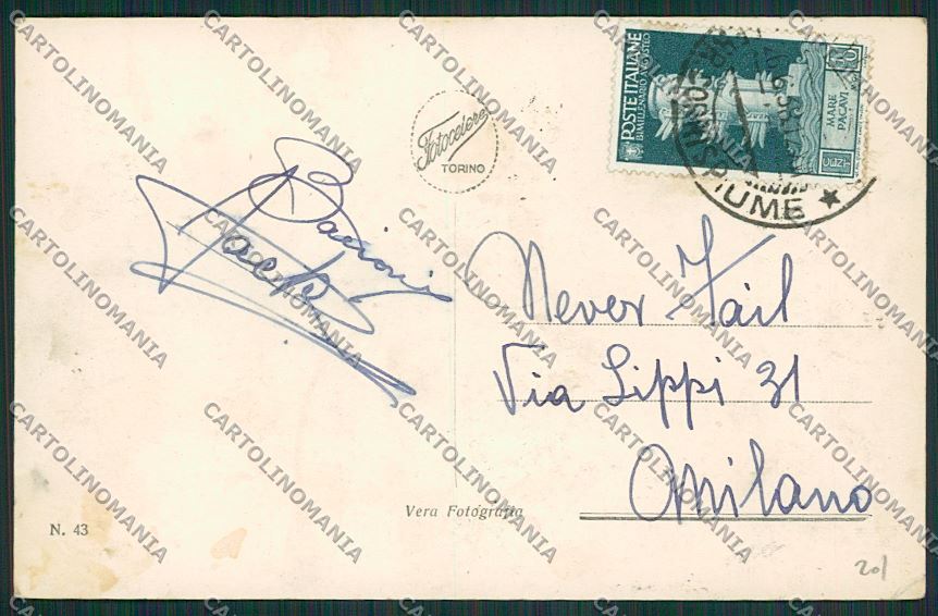 Croazia Abbazia Foto cartolina ZC1126 – retro
