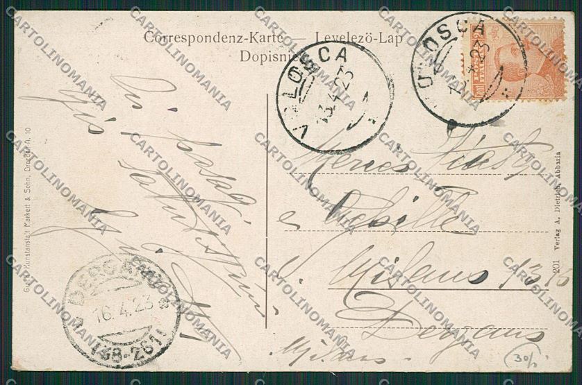 Croazia Abbazia cartolina ZC1127 – retro