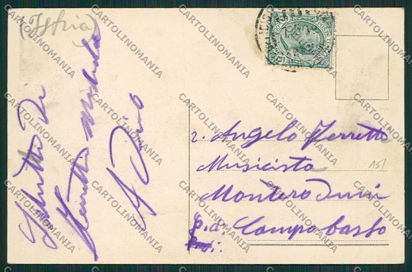 Croazia Pola Porta Gemina cartolina ZC1137 – retro