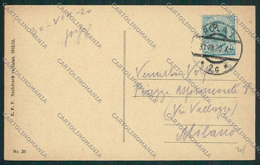 Croazia Pola cartolina ZC1150 – retro