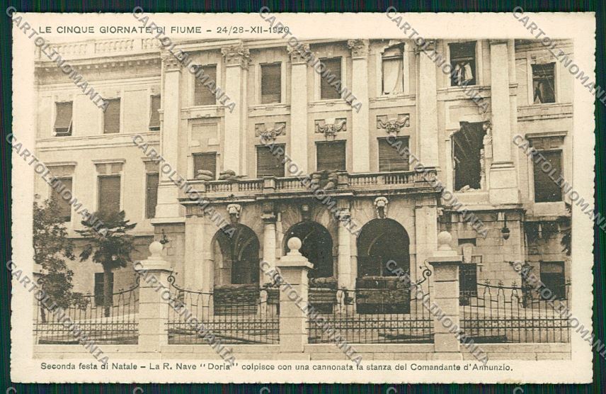 Croazia Fiume Cinque Giornate di Fiume cartolina ZC1157 – fronte