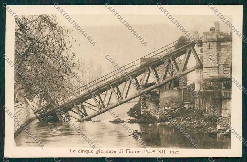Croazia Fiume Cinque Giornate di Fiume cartolina ZC1164 – fronte