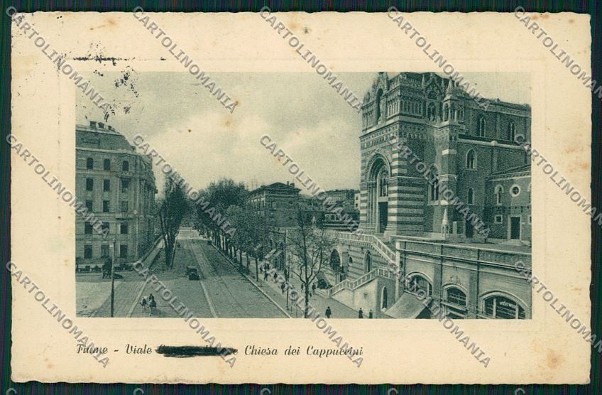 Croazia Fiume ABRASA cartolina ZC1169 – fronte