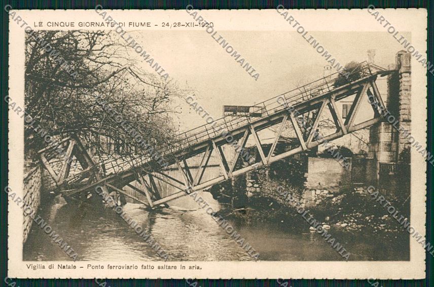 Croazia Fiume Cinque Giornate di Fiume cartolina ZC1174 – fronte