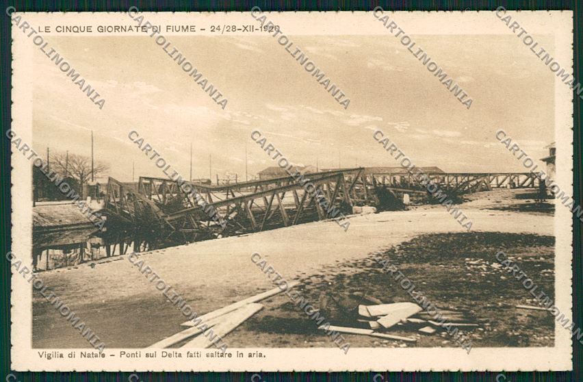 Croazia Fiume Cinque Giornate di Fiume cartolina ZC1175 – fronte