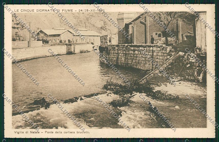 Croazia Fiume Cinque Giornate di Fiume cartolina ZC1176 – fronte
