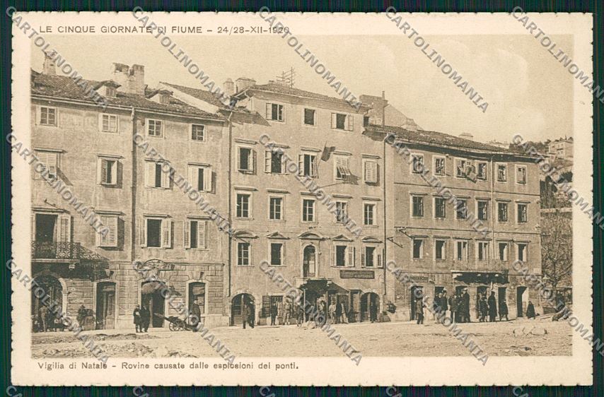 Croazia Fiume Cinque Giornate di Fiume cartolina ZC1177 – fronte
