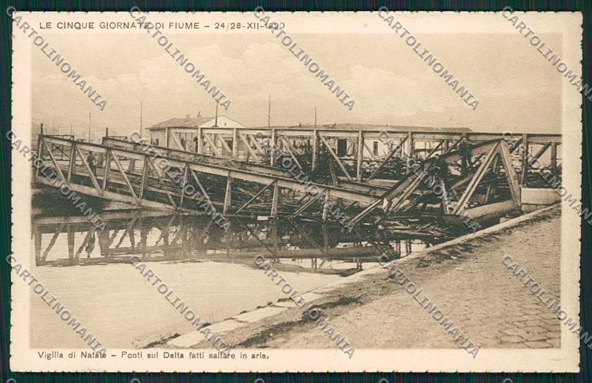 Croazia Fiume Cinque Giornate di Fiume cartolina ZC1178 – fronte