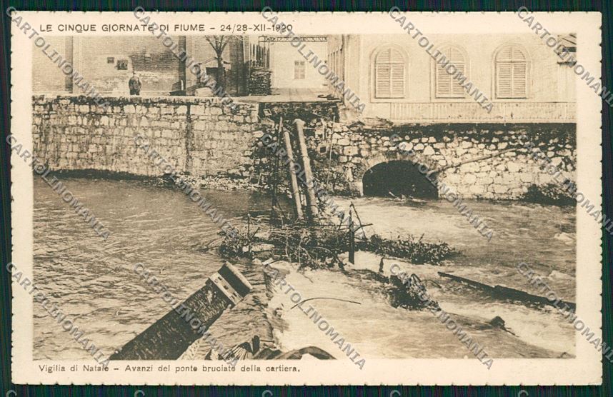 Croazia Fiume Cinque Giornate di Fiume cartolina ZC1179 – fronte