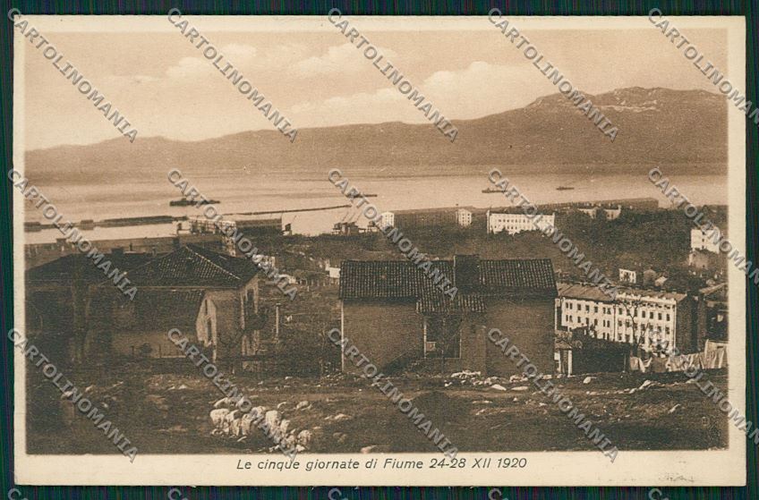 Croazia Fiume Cinque Giornate di Fiume cartolina ZC1199 – fronte