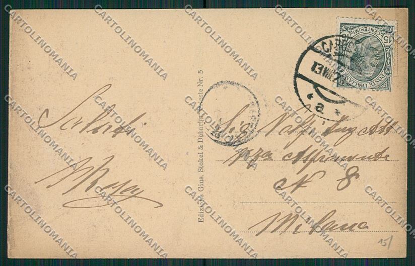 Slovenia Capodistria Municipio cartolina ZC1221 – retro