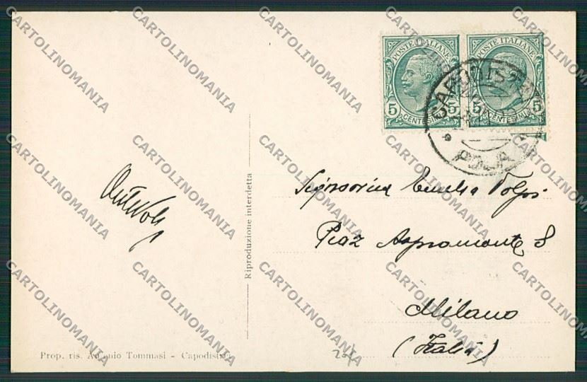 Slovenia Capodistria Foto cartolina ZC1226 – retro