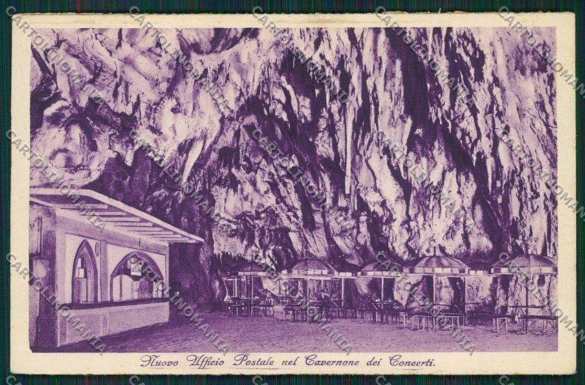 Slovenia Grotte di Postumia Poste nel Cavernone dei Concerti cartolina ZC1252 – fronte