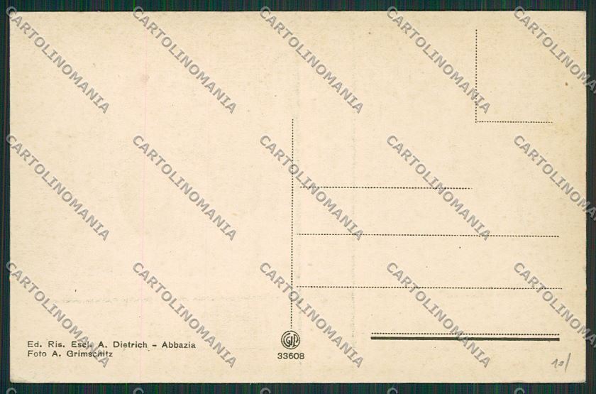 Croazia Laurana cartolina ZC1265 – retro