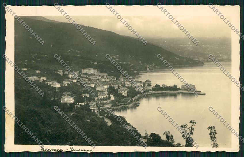 Croazia Laurana Foto cartolina ZC1271 – fronte