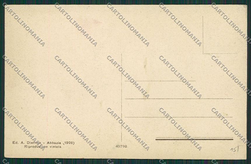Croazia Laurana cartolina ZC1282 – retro