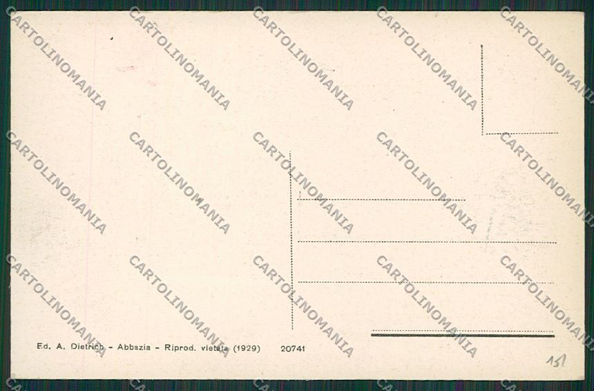 Croazia Laurana cartolina ZC1287 – retro