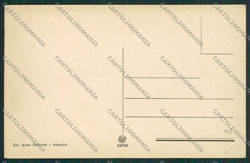 Croazia Laurana cartolina ZC1289 – retro