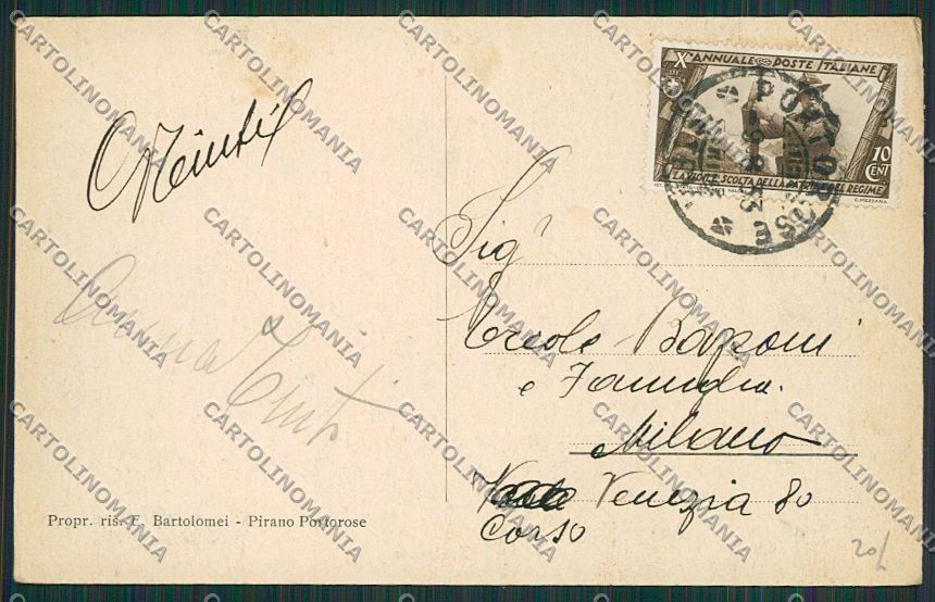 Slovenia Portorose cartolina ZC1299 – retro