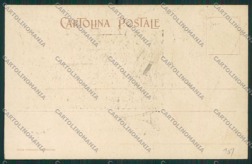 Treviso Città Distretto Militare cartolina ZC1428 – retro
